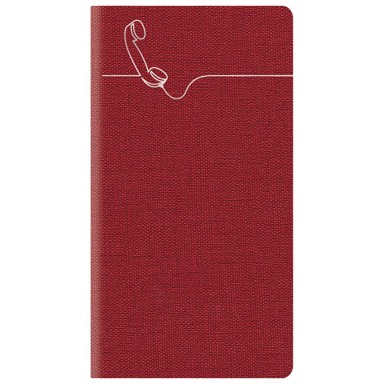 COLERE Adresar telefonski A–Z, 70 × 150 mm, bordo (E41)