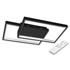LED Visilica Galaxis Polaris, 45W, 42x30x6 cm, crna