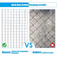 COSTWAY Pocinčana mreža za ogradu 15 x 0,9 m