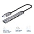 ACT USB HUB AC6325, 4-portni, 1x USB 3.0 + 3x USB 2.0, 5 Gbps, sivi