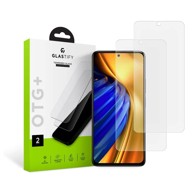 GLASTIFY OTG+ Zaštitno kaljeno staklo 2kom za XIAOMI POCO F4 5G CLEAR