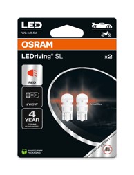 OSRAM LEDriving LED žarulje SL W5W (T10), crvena