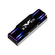 SILVERSTONE Hladnjak SST-TP03-ARGB za M.2 SSD s ARGB osvjetljenjem - crni SST-TP03-ARGB