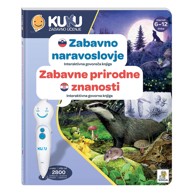 KUKU Dječja knjiga Interaktivna knjiga Zabavne prirodne znanosti, bez olovke