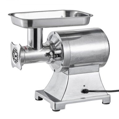 VEVOR Električni stroj za mljevenje mesa #12, 42 kg/min, srebrni