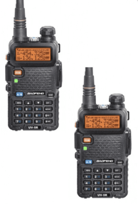 BAOFENG Voki-toki UV-5R 5W, povoljan set 2 komada