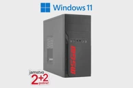 MSGW Stolno računalo Office i178 / Intel Core i3-12100, 8 GB RAM, 500 GB SSD, Intel UHD Graphics 730, Windows 11 Pro