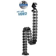 TRANSMEDIA Fleksibilni organizator kablova s kopčom