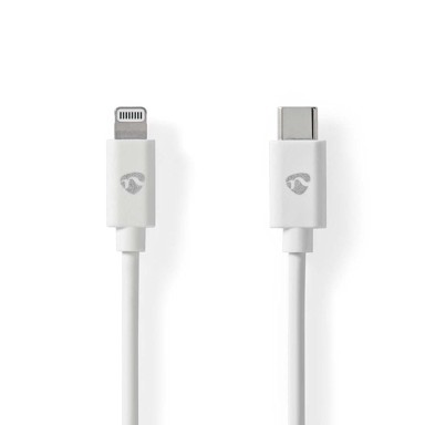 NEDIS Kabel USB-C na lightning, 2 m, bijeli