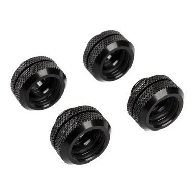 CORSAIR Ravna spojnica Hydro X Series XF Hardline, G1/4 inča AG na 14 mm AD Hardtube, 4 kom, crna