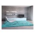 UNIVERSAL Svijetloplavi tepih Aqua Liso, 67 x 125 cm