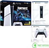 SONY PlayStation 5 Digital Edition Slim D Chassis 1TB + Fortnite Cobalt Star Bundle + dodatni kontroler + punjač kontrolera