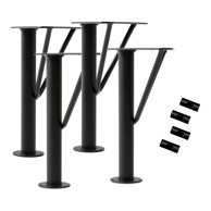 TENZO Metalne zamjenske noge Z Cube 4 kom , crne