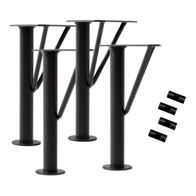 TENZO Metalne zamjenske noge Z Cube 4 kom , crne