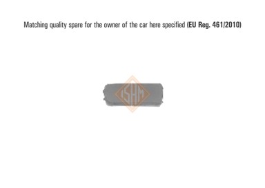 ISAM Poklopac maglenke BMW 3 E36 91-98, prednji, desni