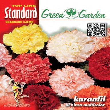 GREEN GARDEN Sjeme cvijeća karanfil turski poeti semplici