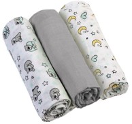 BABYONO Pelene, 3 komada, sive