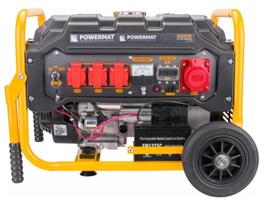 POWERMAT benzinski agregat PM-AGR-3000MNKE 3000 W, 230/400 V, PM1196
