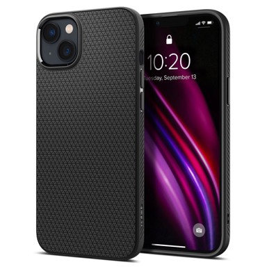 SPIGEN Maskica Liquid Air za iPhone 14, mat, crna