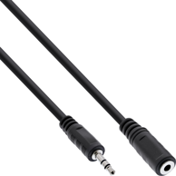 INLINE Audio kabel 99937 10 m 3.5 mm, crni