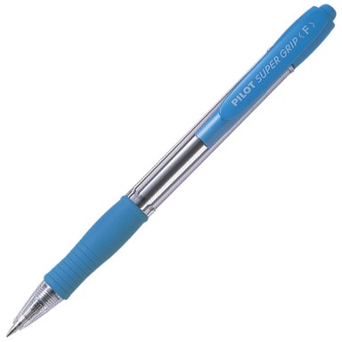 PILOT Kemijska olovka, BPGP-10R-F-SL, Super Grip, svijetloplava