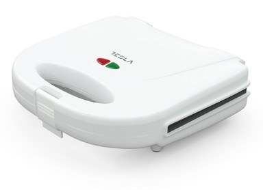 TESLA Toster SM100W, preklopni, za sendviče, 750 W, 205 C, bijeli