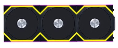 LIAN LI Računalni ventilator UNI FAN SL Wireless ARGB PWM, 3 komada s upravljačem - 120 mm, crni