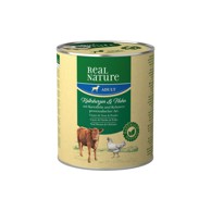 REAL NATURE Adult teleća srca i piletina s krumpirom 800 g