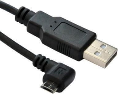 USB 2.0 Kabel A–Micro USB B, 3 m, crna