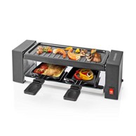 MELISSA Raclette roštilj za 2 osobe 16300031 400 W, 23x10 cm, crni
