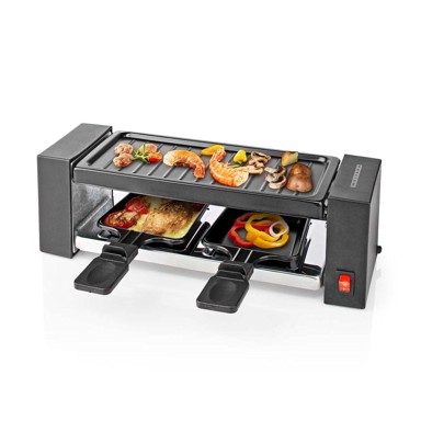 MELISSA Raclette roštilj za 2 osobe 16300031 400 W, 23x10 cm, crni