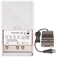 AMIKO Pojačalo antensko + LTE/4G filter sa 2 podesiva ulaza