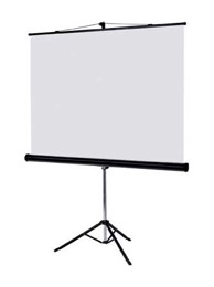 Projekcijsko platno 180 x 180 cm, na stalku