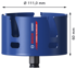 BOSCH Pila za rupe 111x60 mm