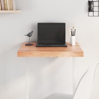 Stolna ploča svjetlosmeđa 60x60x(2-6) cm tretirana hrastovina