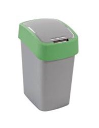 CURVER Koš za smeće flipbin zelena 10 L