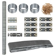 Kokošinjac, metalni, 268 x 100 x 190 cm