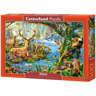 CASTORLAND Puzzle Forest Life, 500 kom