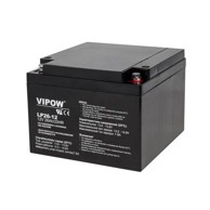 VIPOW Gel Battery, 12 V, 26 Ah