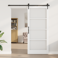 Unutarnja vrata s staklom 'ORKDAL' bijela 93x211x4 cm