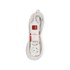 NEDIS Produžna utičnica tip f CEE 7 7 3 kraka 5 m 3680 W 16 A bočni kontakti 230 V AC 50 60 Hz H05VV f 3G1 5 mm² prekidač, bijela