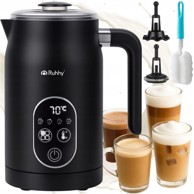 RUHHY Grijač i pjenilica mlijeka 4-u-1, električni, 500 W, LCD zaslon, 270 ml