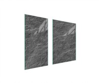 TMK Staklena zaštita za štednjak ili ploču za kuhanje 75x52, škriljac