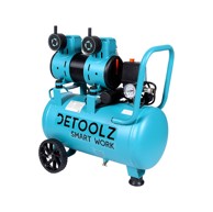 DETOOLZ Bezuljni tihi kompresor, 1500 W, 30 L