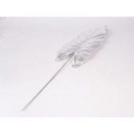 Rezano cvijeće, PVC list Alocasia, 54 cm, srebrni