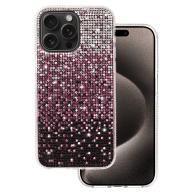 ONASI Silikonska maskica Star Light, iPhone 15, roza