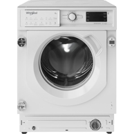 WHIRLPOOL Ugradbena perilica rublja BI WMWG 81485 PL, 8 kg, 1400 o/min, bijela