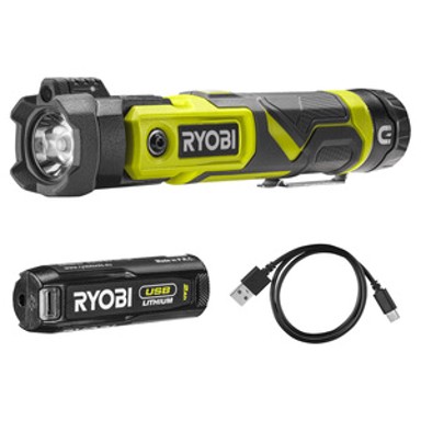 RYOBI LED svjetiljka RLP4-120G, 4V, Li-ion, 640 lumena, baterija 2.0Ah