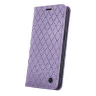 ONASI Preklopna torbica, Samsung Galaxy A15 5G, Karo, ljubičasta