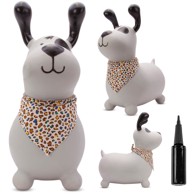 Psić za skakanje, 60cm, bijeli